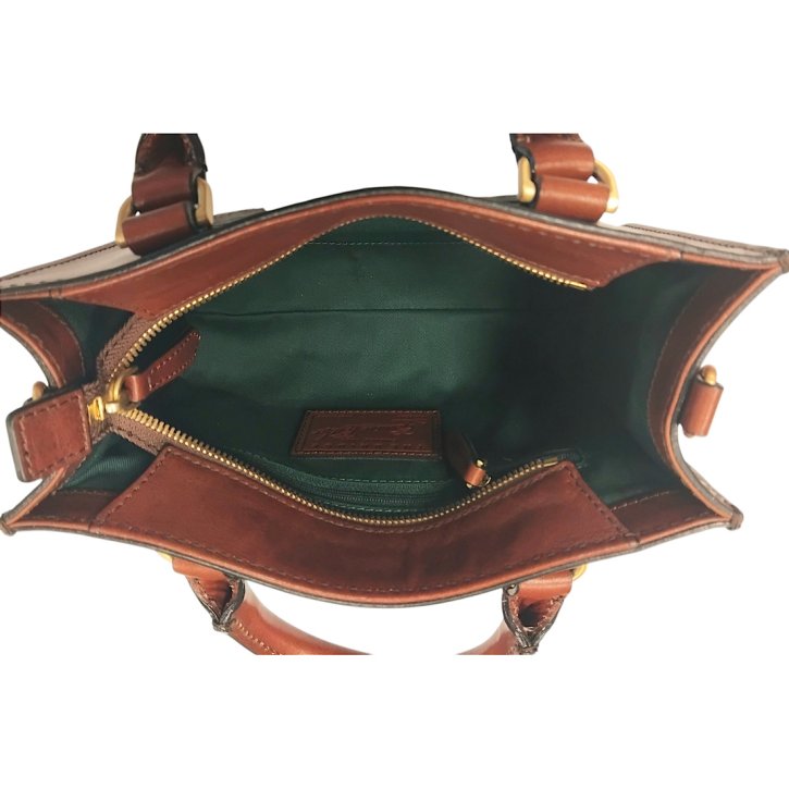 the bridge Handtasche Rindleder braun